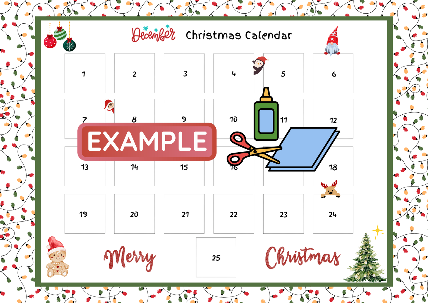 December Christmas Calendar
