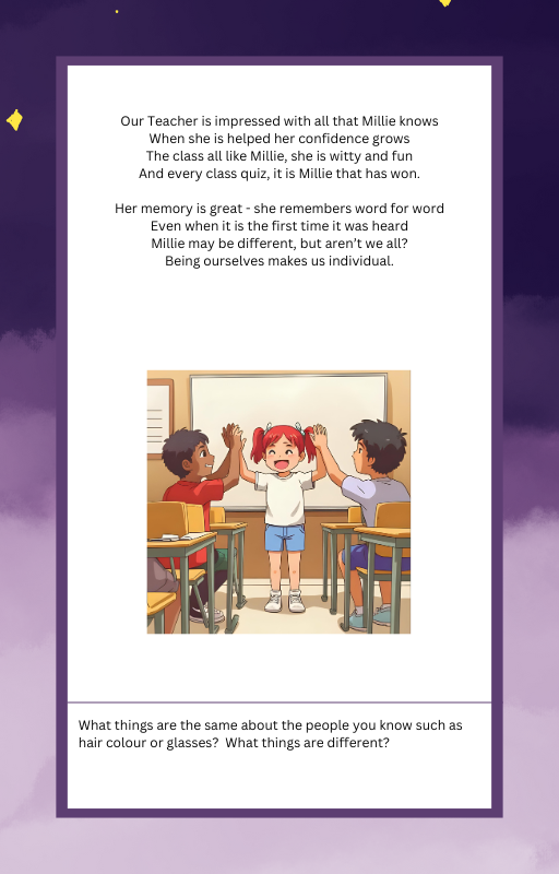 FREE PDF - My Friend Millie Booklet
