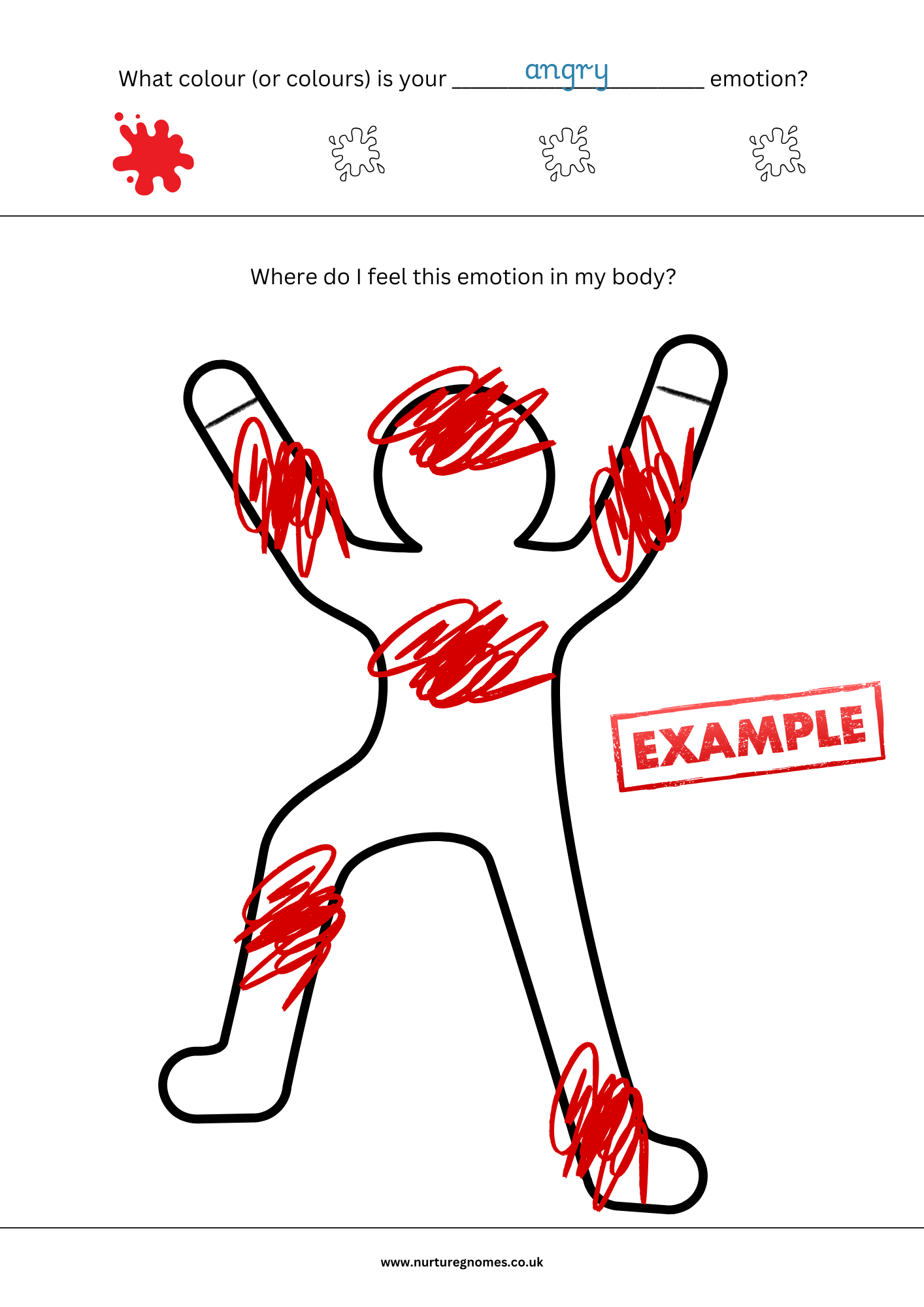 PDF - Emotions Worksheets