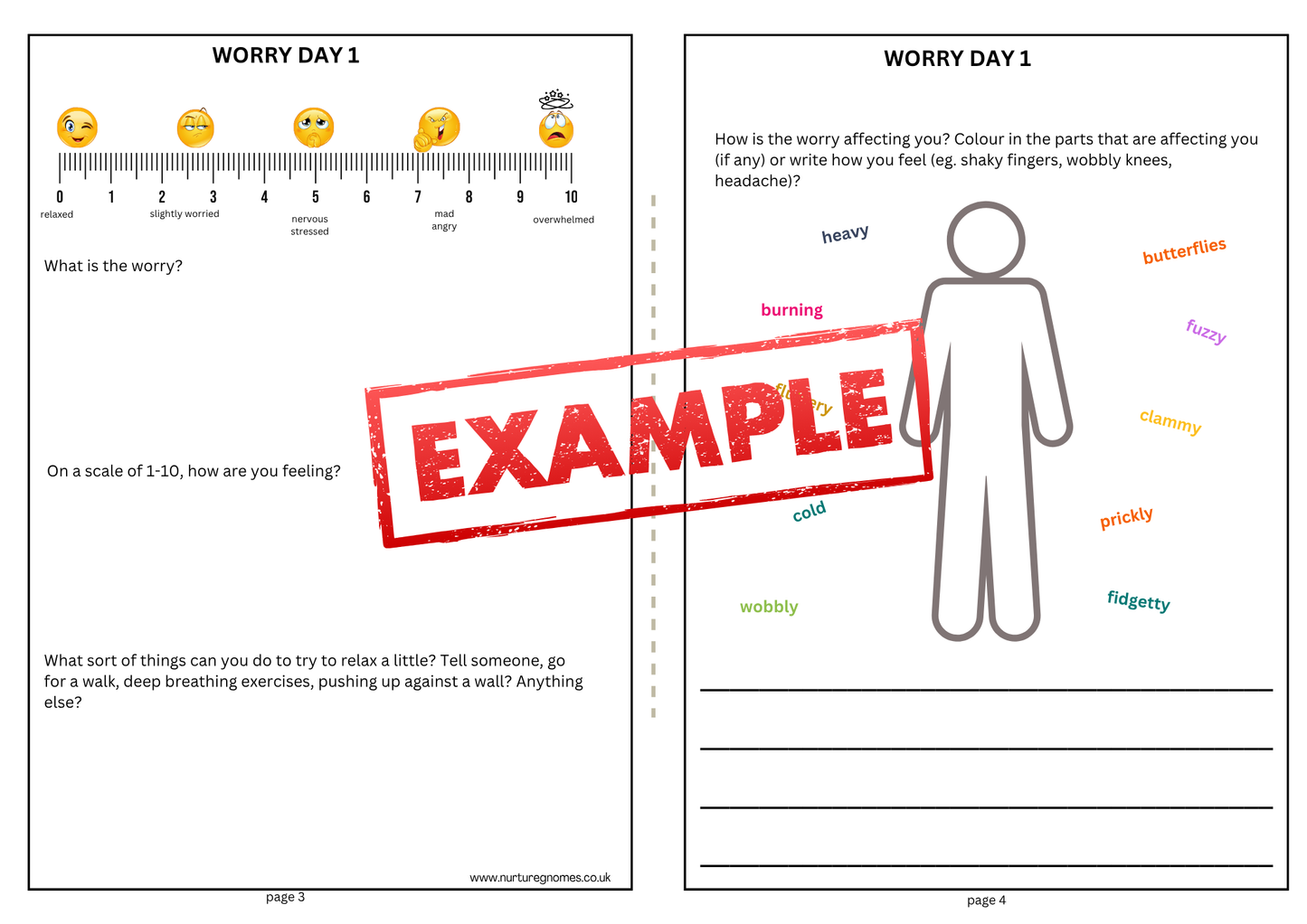 PDF - Working on Worries Booklet