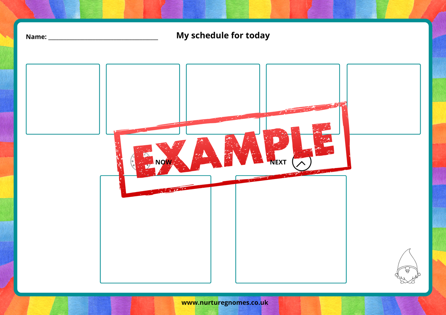 PDF Classroom Now and Next Visual Aid