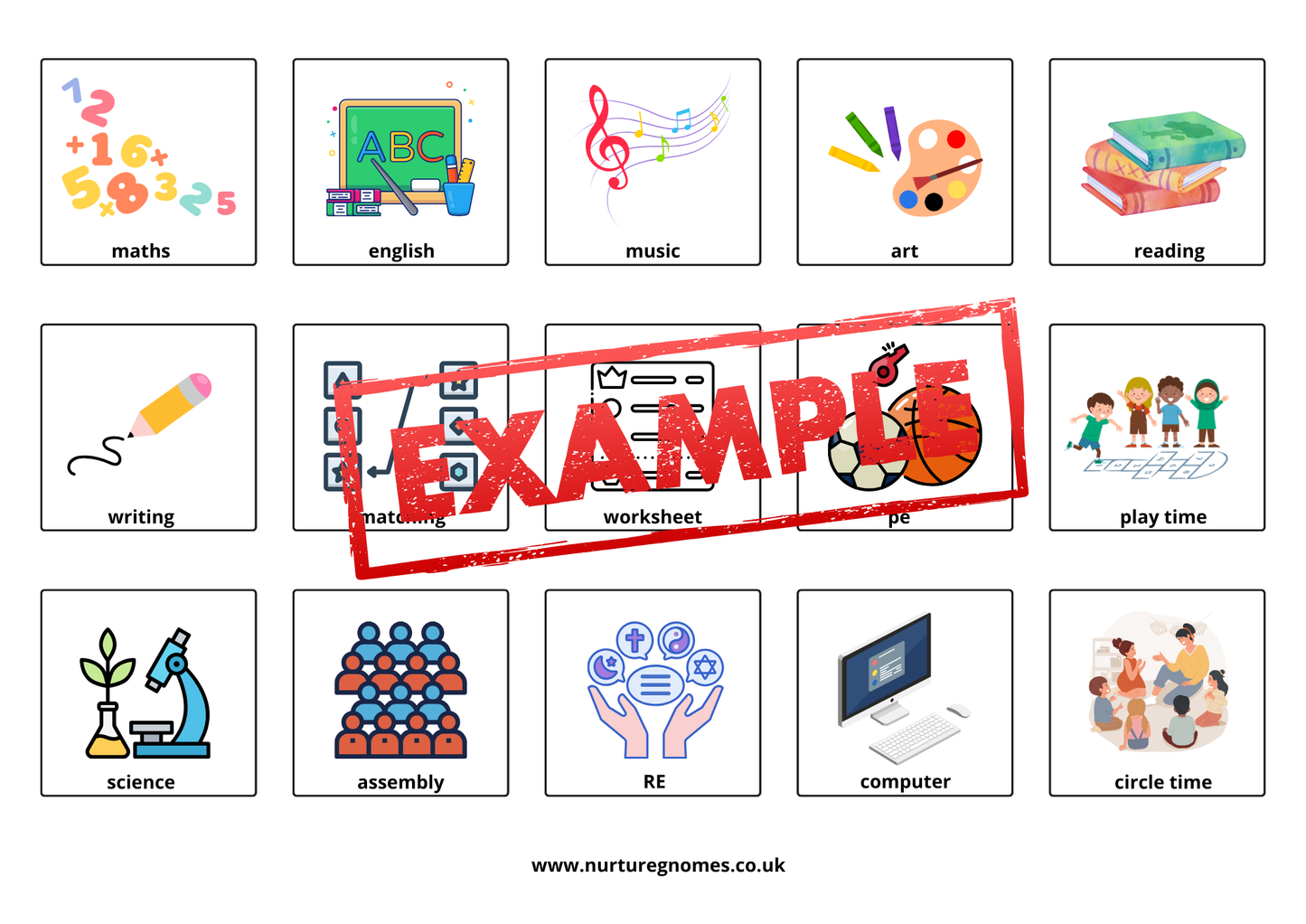 PDF Classroom Now and Next Visual Aid