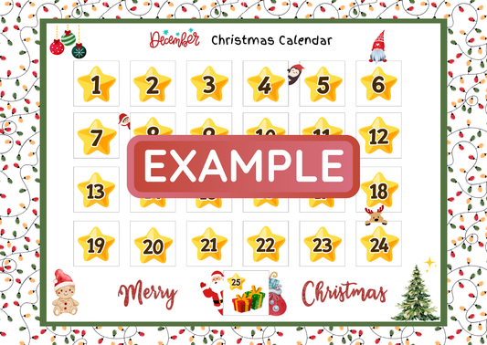 December Christmas Calendar