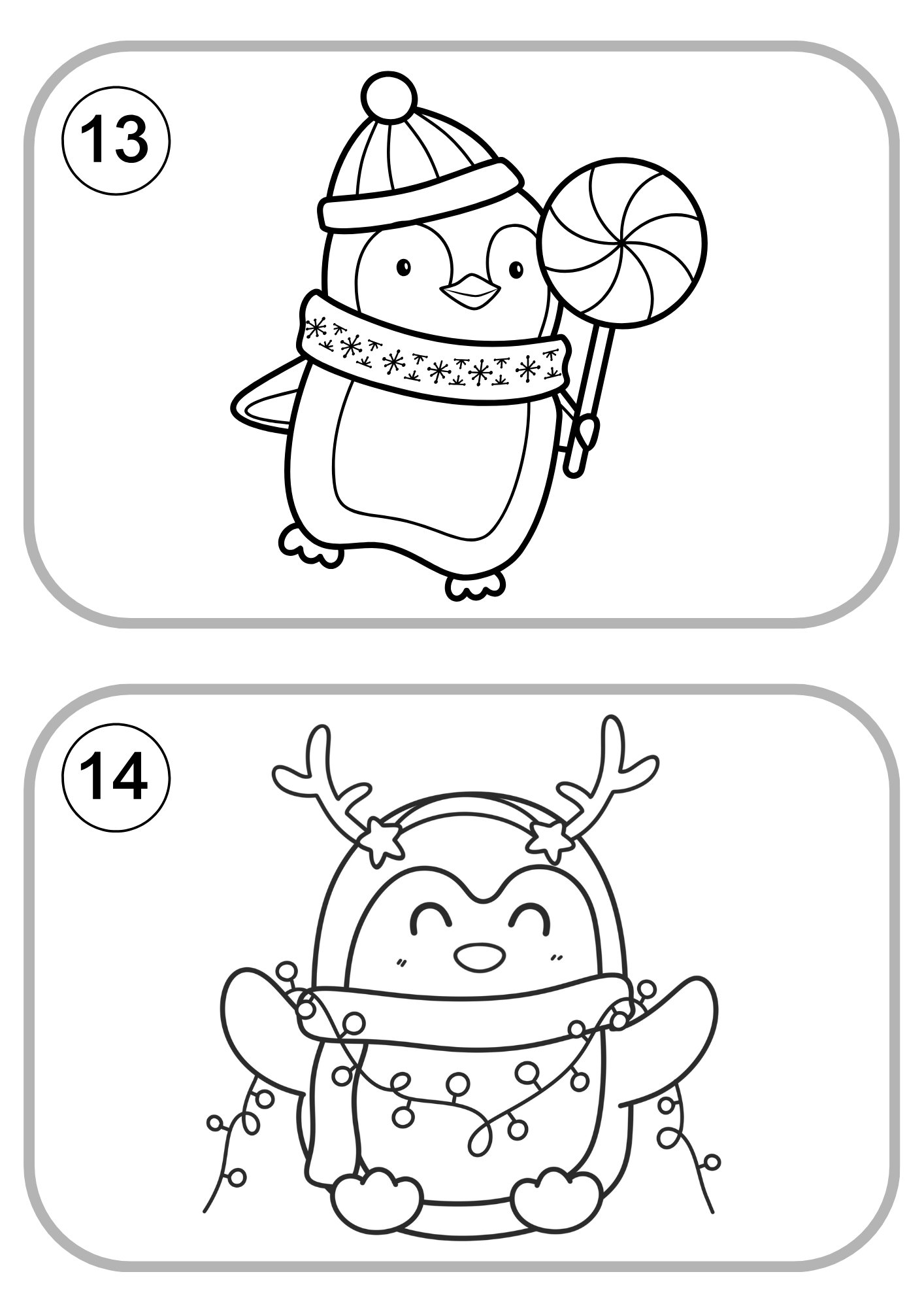 Christmas Colouring Advent Calendar