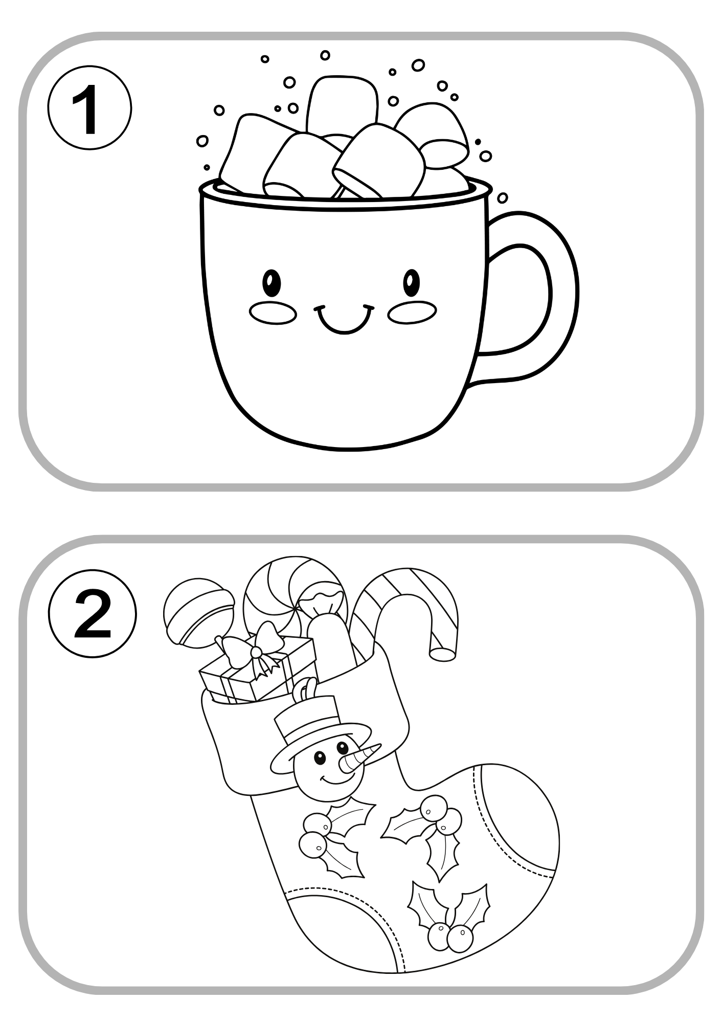 Christmas Colouring Advent Calendar