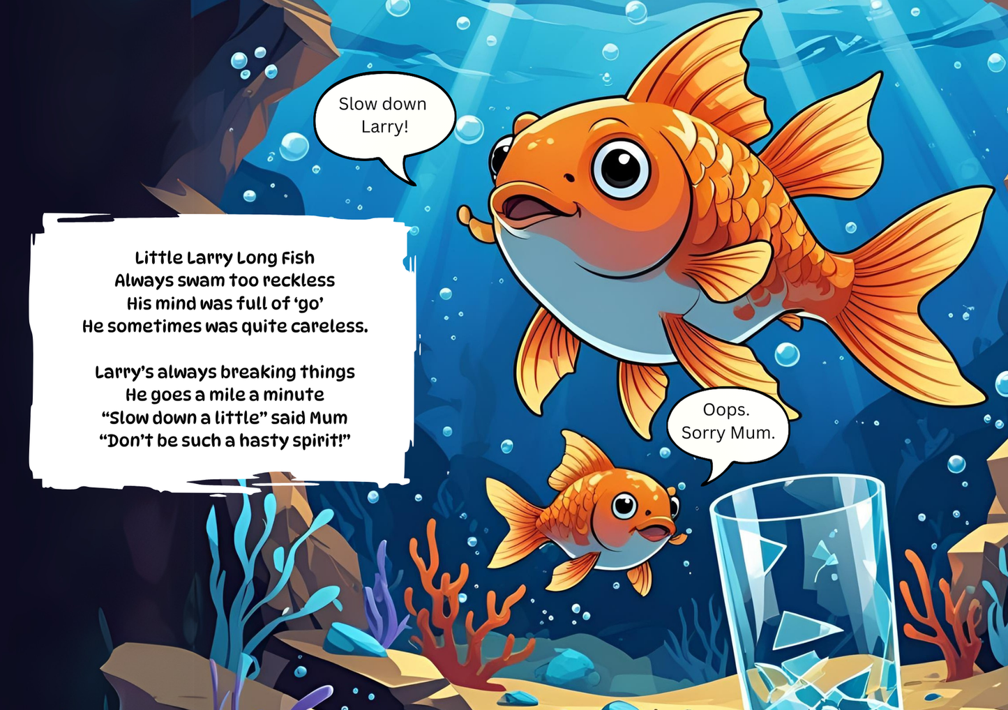 Little Larry Longfish Finds His Calm Story